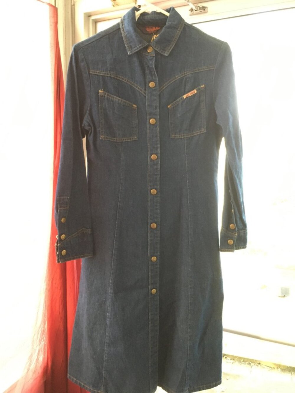Landlubber Denim Dress - Vintage - Size 9